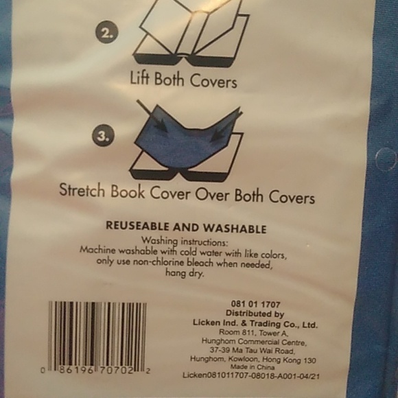 💗💗 2/$30💗💗📚Book Covers-3 Pack! Red, Blue, and Black 📚 - Picture 3 of 3